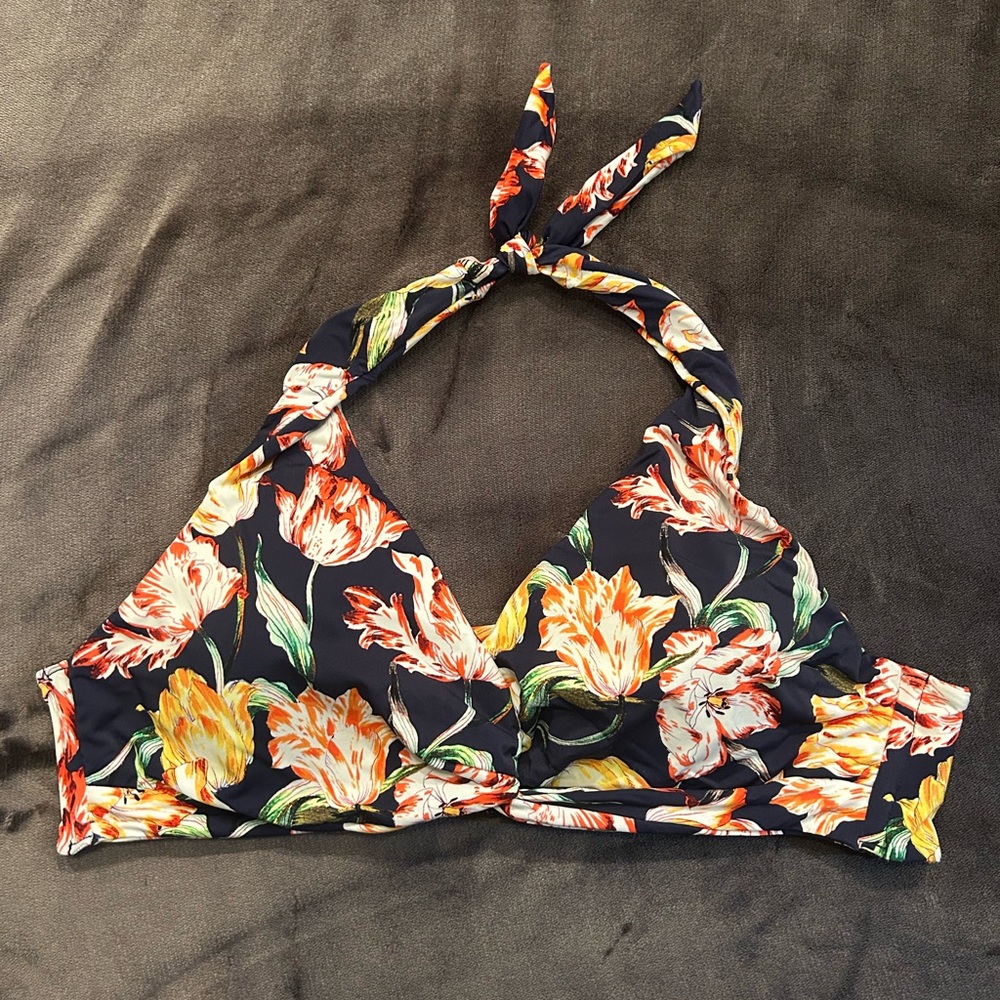 Jets Galleria Women’s Floral Bikini Top Size 8
